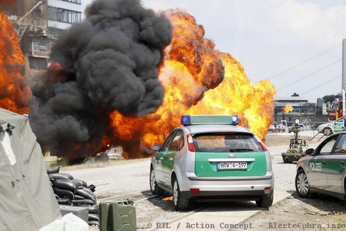 Rhein im Flammen